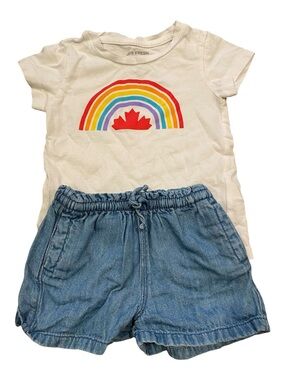 Girls 2T Summer Clothing Lot 2yr Toddler Shorts Shirt 4/$20 🛑